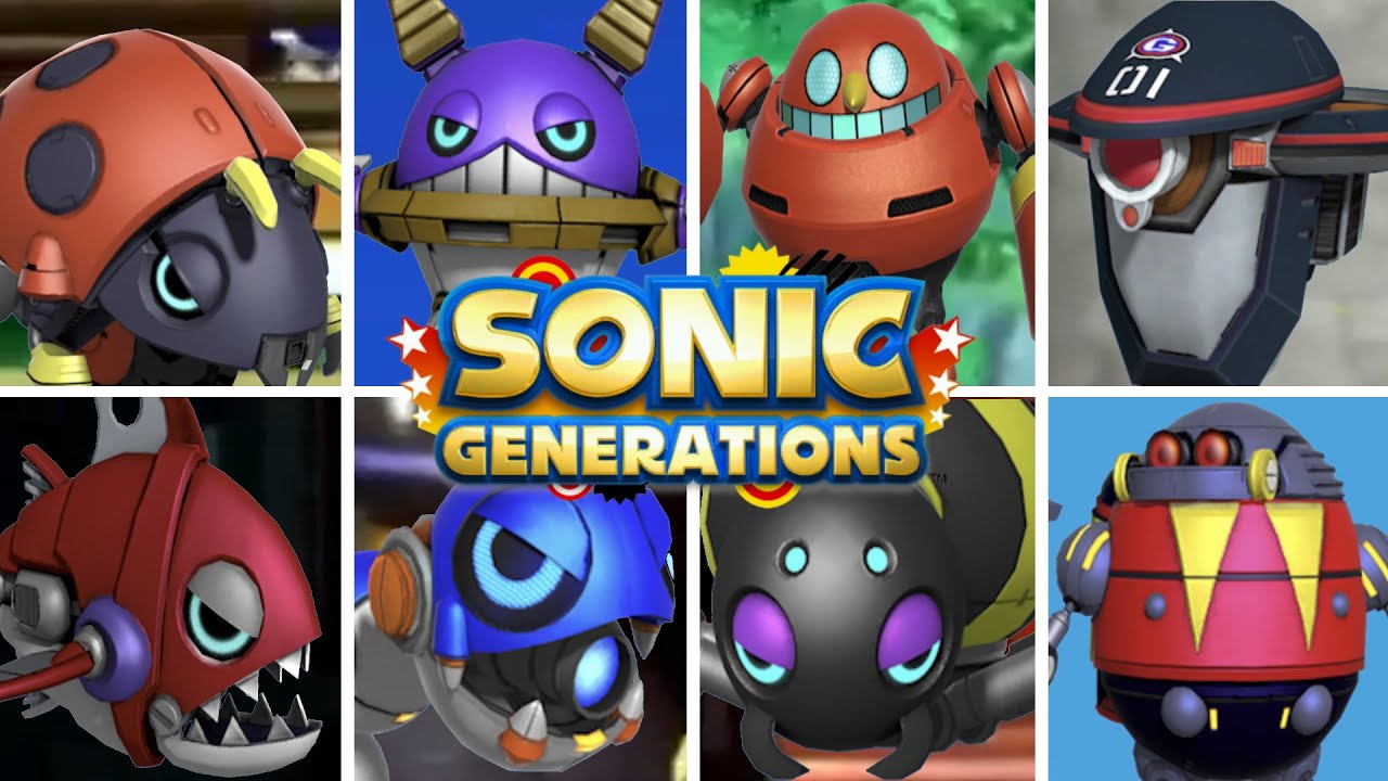 Sonic Generations: All Enemies