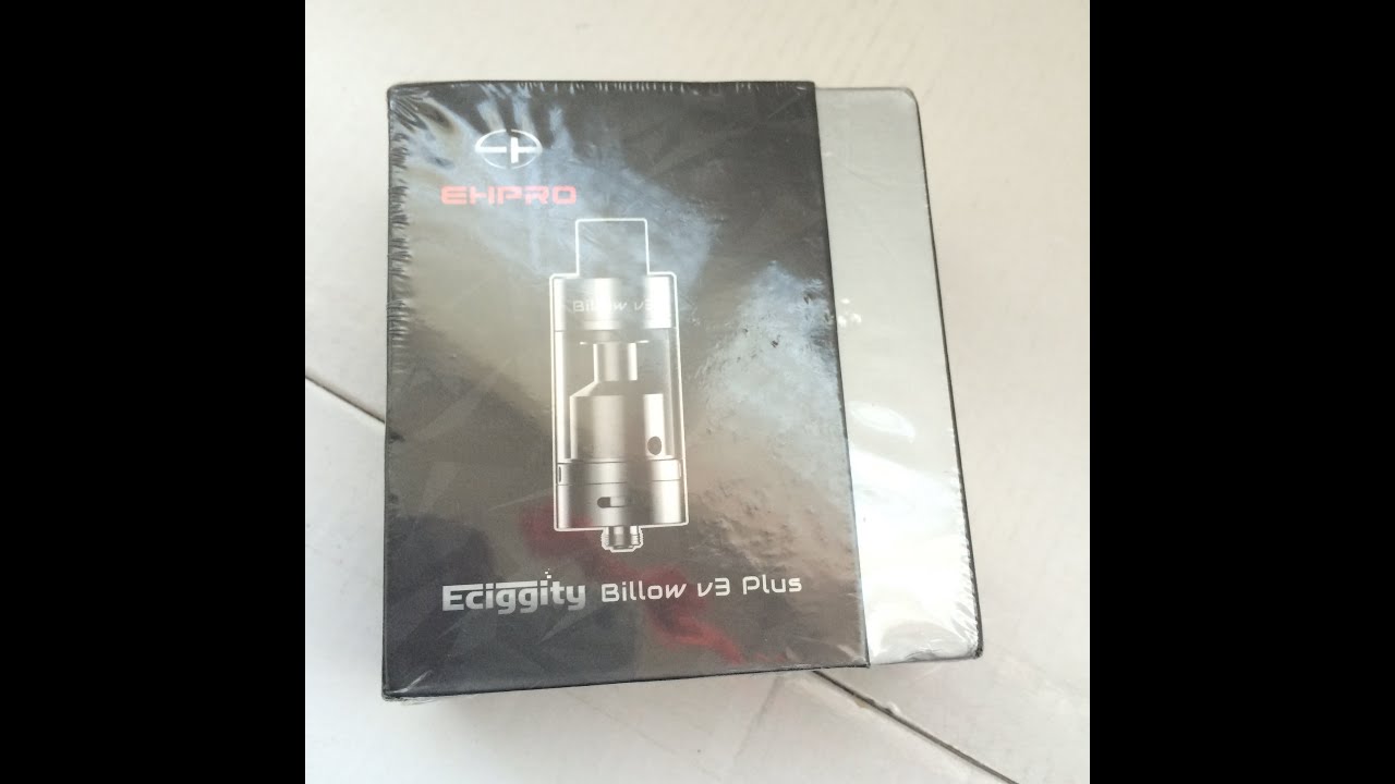 Ehpro Billow V3 Plus RTA  -  BLACK from Gearbest