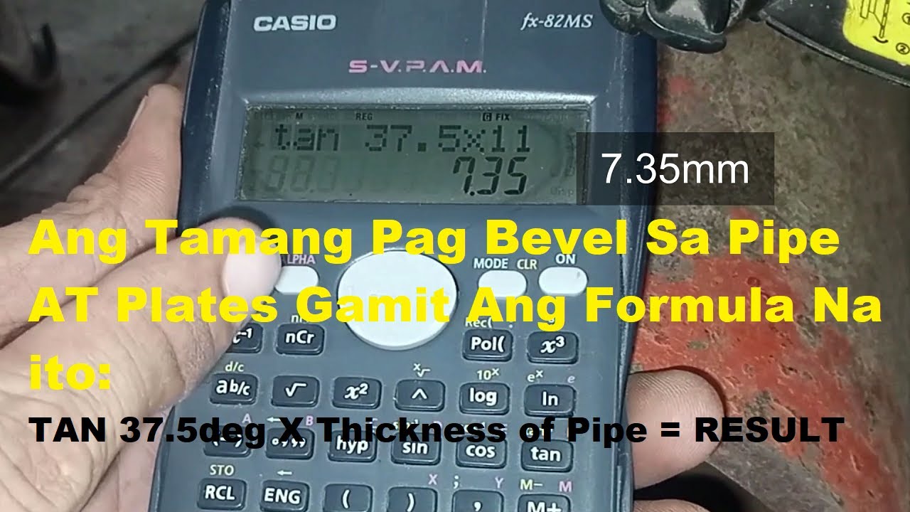 Paano Mag Bevel Nang Pipe's At Plates//Bro Sul Garage
