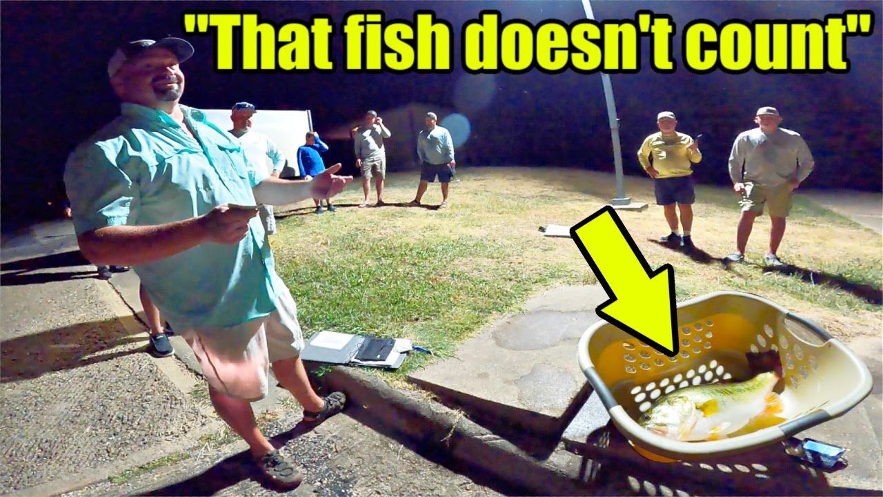 I WON the Fishing Tournament but was NOT ALLOWED to Weigh my Giant Bass???