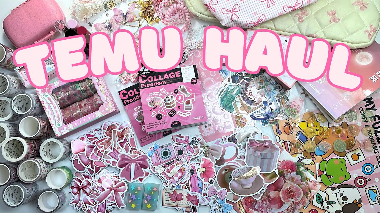 ✨Huge Temu Haul 🎀✨| ASMR & music