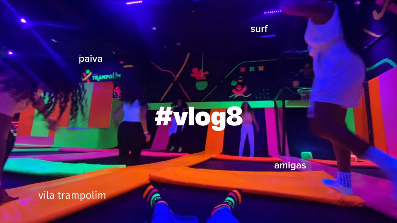 a vida é melhor com trampolim e surf