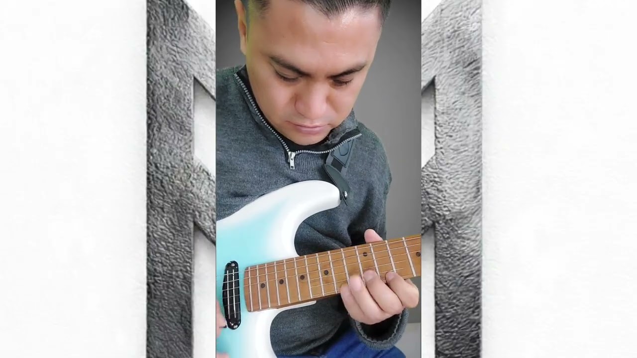 Clase de SWEEP PICKING Y TENER MAS VELOCIDAD #guitar #newriff #shredguitar 