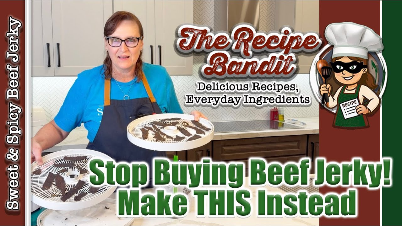 Sweet & Spicy Beef Jerky - Stop Buying Beef Jerky! Make THIS Instead