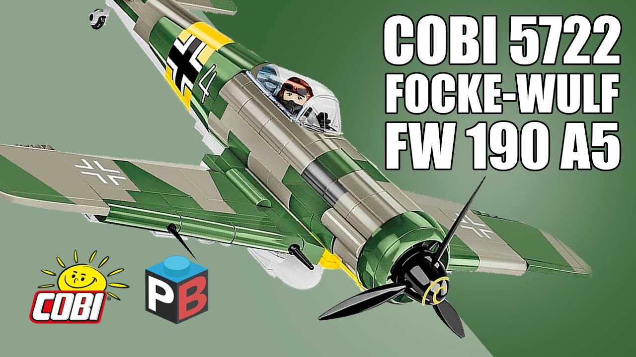 Focke - Wulf Fw 190 A5 - COBI 5722 - Stop motion Speed build