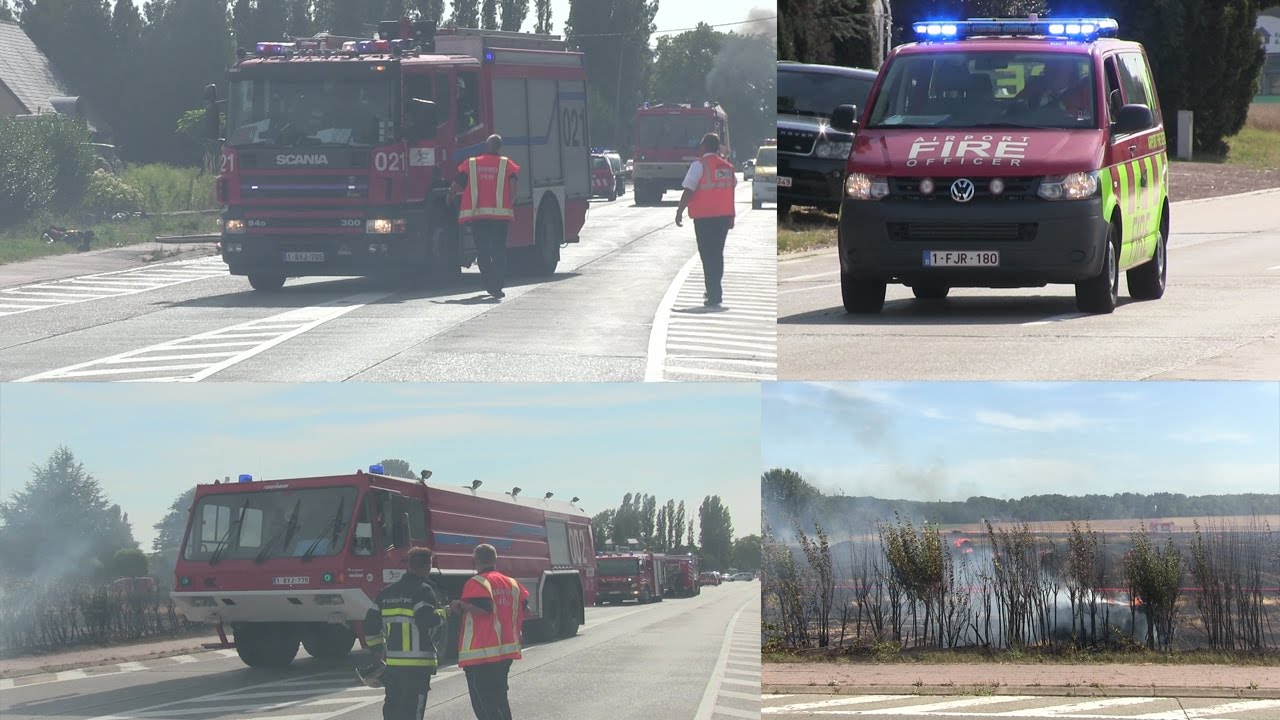 Autopomp + Tankwagen + Officier - Brussels Airport Fire Rescue
