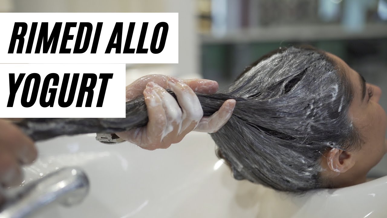 MASCHERA NATURALE allo YOGURT per CAPELLI extra morbidi 😍