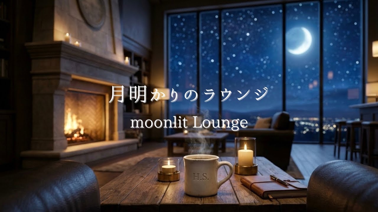 【夜のBGM】月明かりのラウンジ Ambient Night Background Music