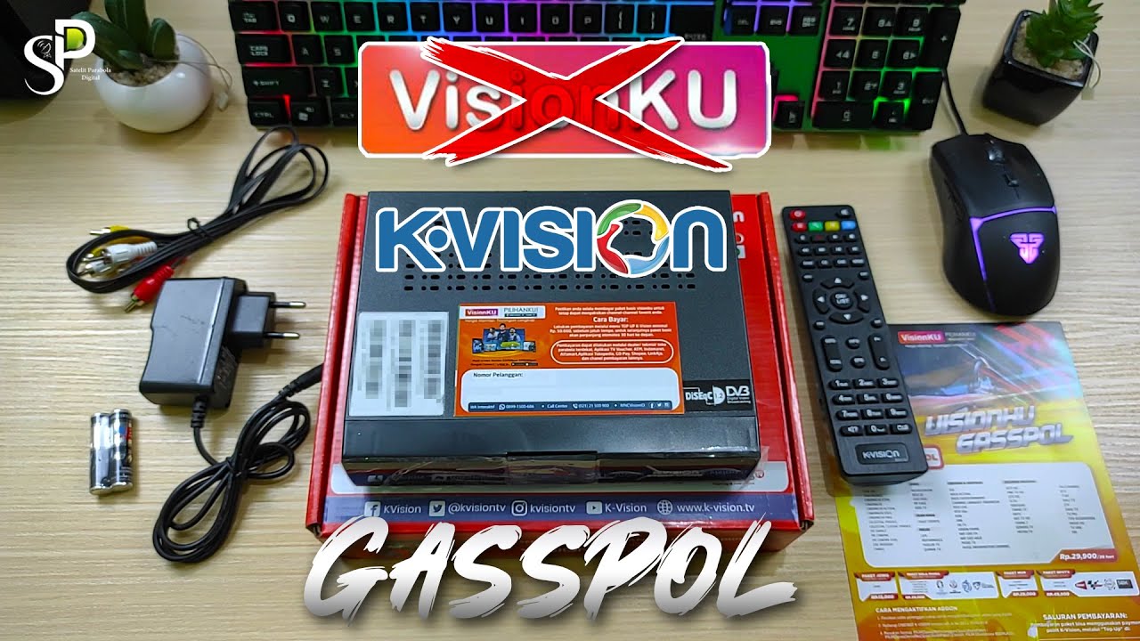 Unboxing Receiver K-Vision GASSPOL | Bukan VisionKu Tapi K-Vision V3