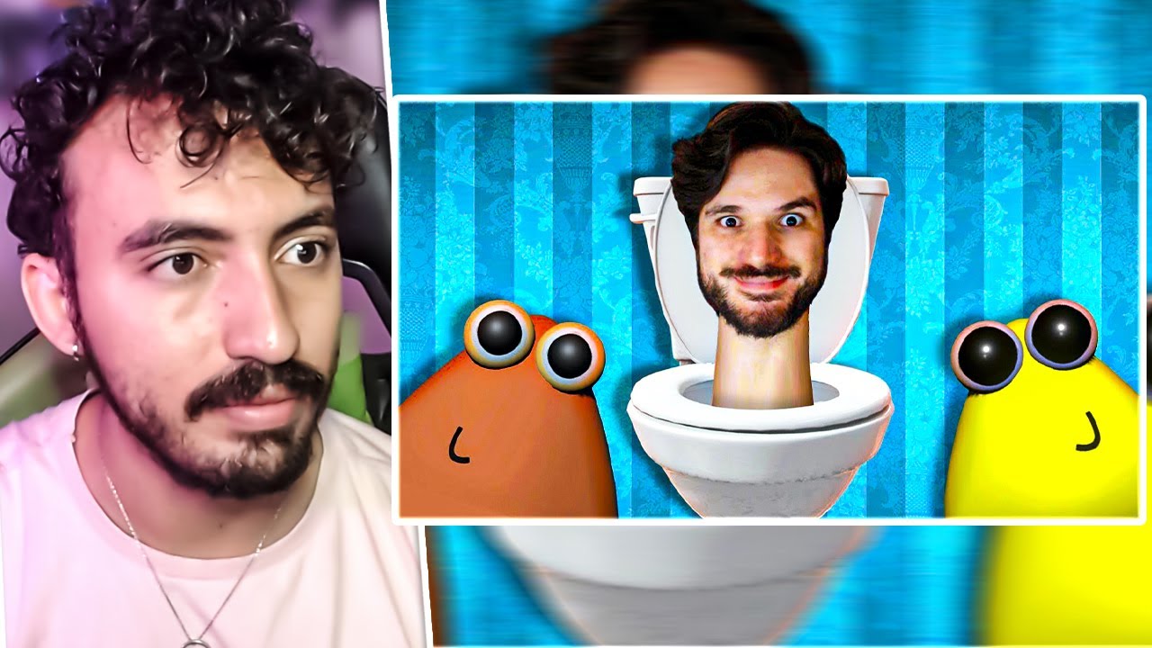 OS DOIS NOVOS FINAIS DO JOGO DE TERROR DO POU! - Jazzghost | Leozin React