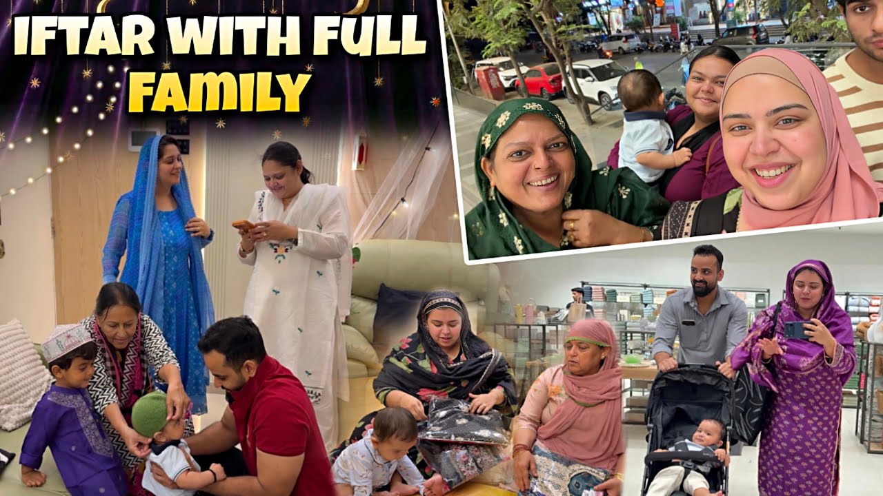 Sasural jaane ki Taiyari | IFTAR with Full Family at our home ❤️🤲🏻 | Eid Gifts shopping 
