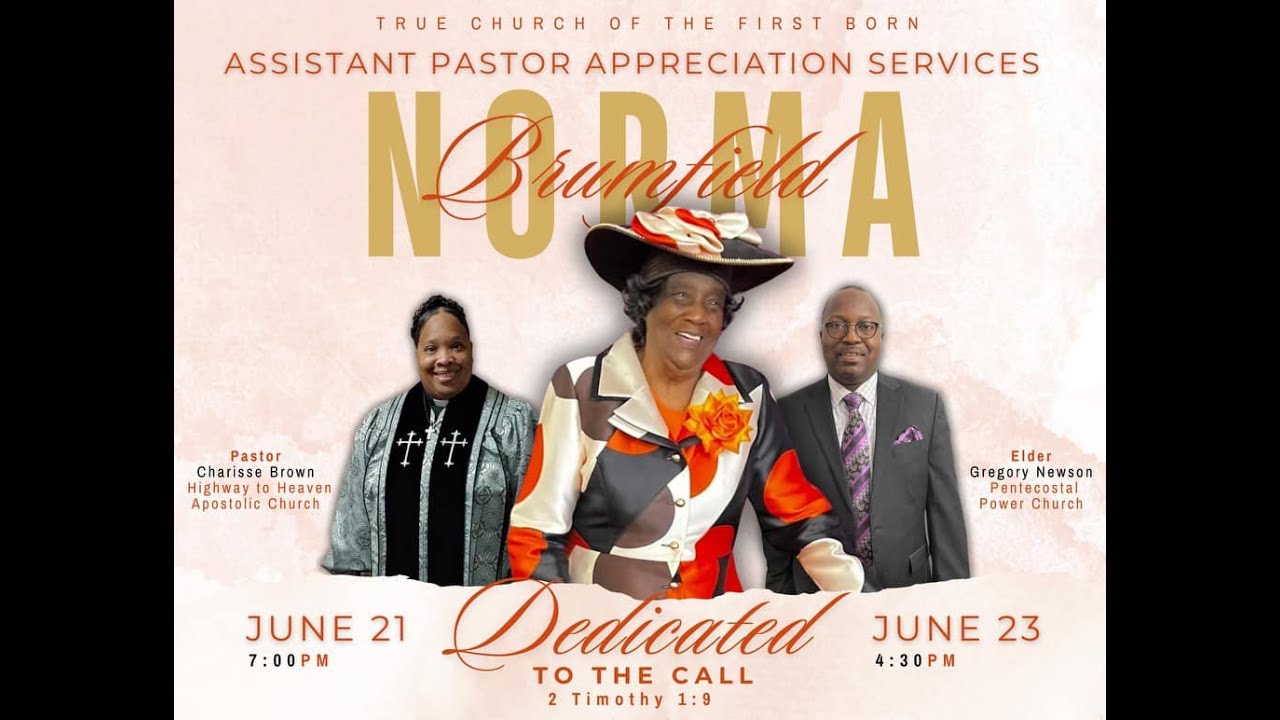 6/21/24 | Asst. Pastor Appreciation Service