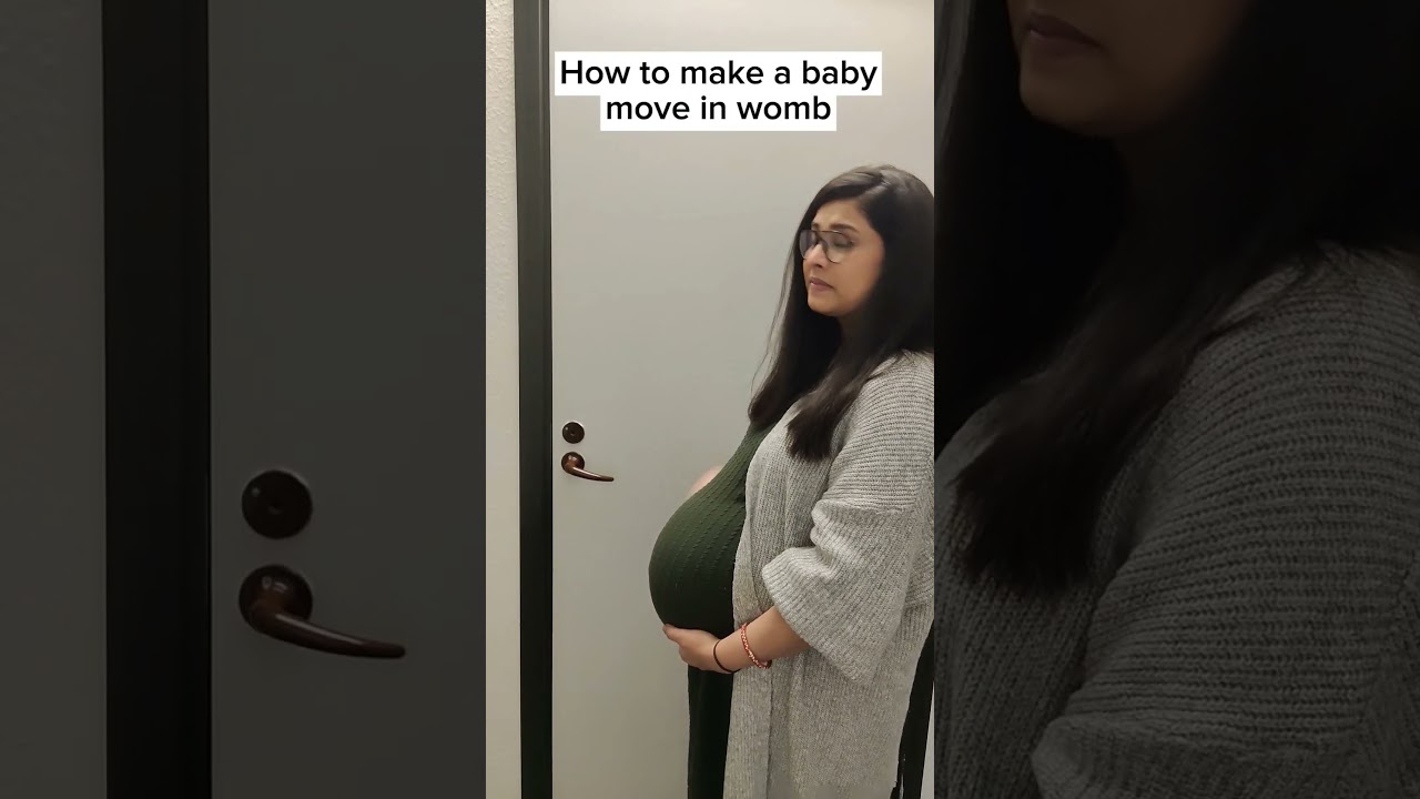 How to make a baby move in the womb 🥰&hearts;️ #youtubeshorts #ashortaday #short #shorts