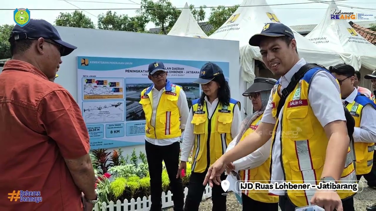 WAKIL MENTERI PU TINJAU INFRASTRUKTUR INDRAMAYU 📸