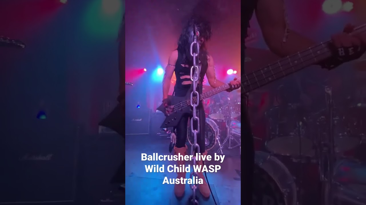 Wild child Wasp tribute australia with Ballcrusher #motleycr&uuml;e #waspnation #ballcrusher #80smetal
