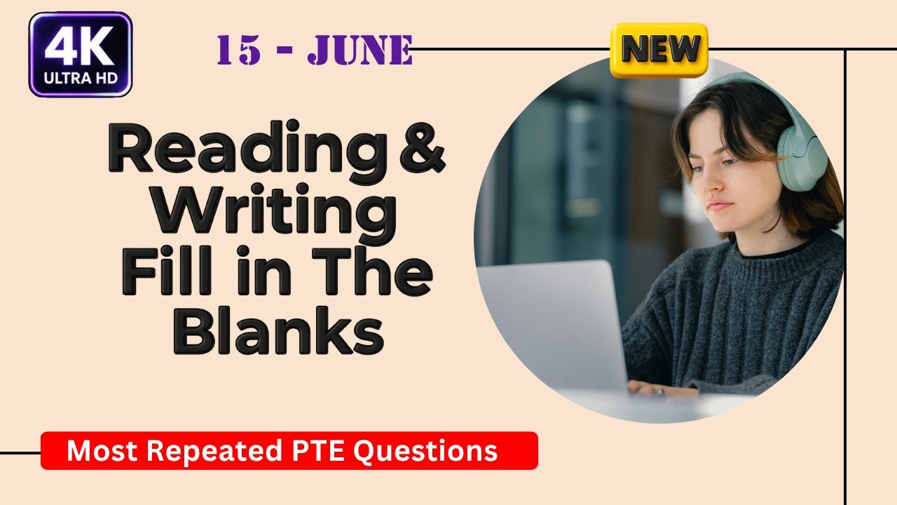 PTE Reading Fill in the Blanks Dropdown June 2026 | Real Exam Practice Questions | Score 90+
