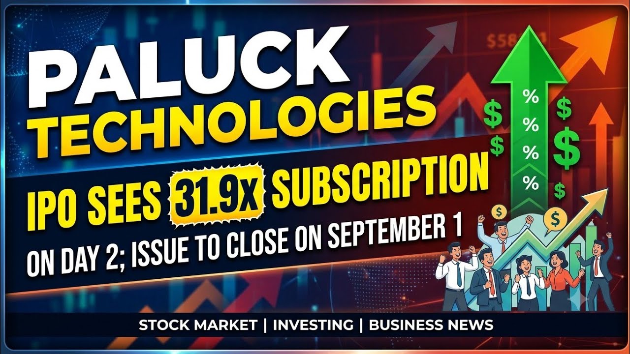 Paluck Technologies IPO sees 31.9x subscription on Day 2; issue to close on September 1