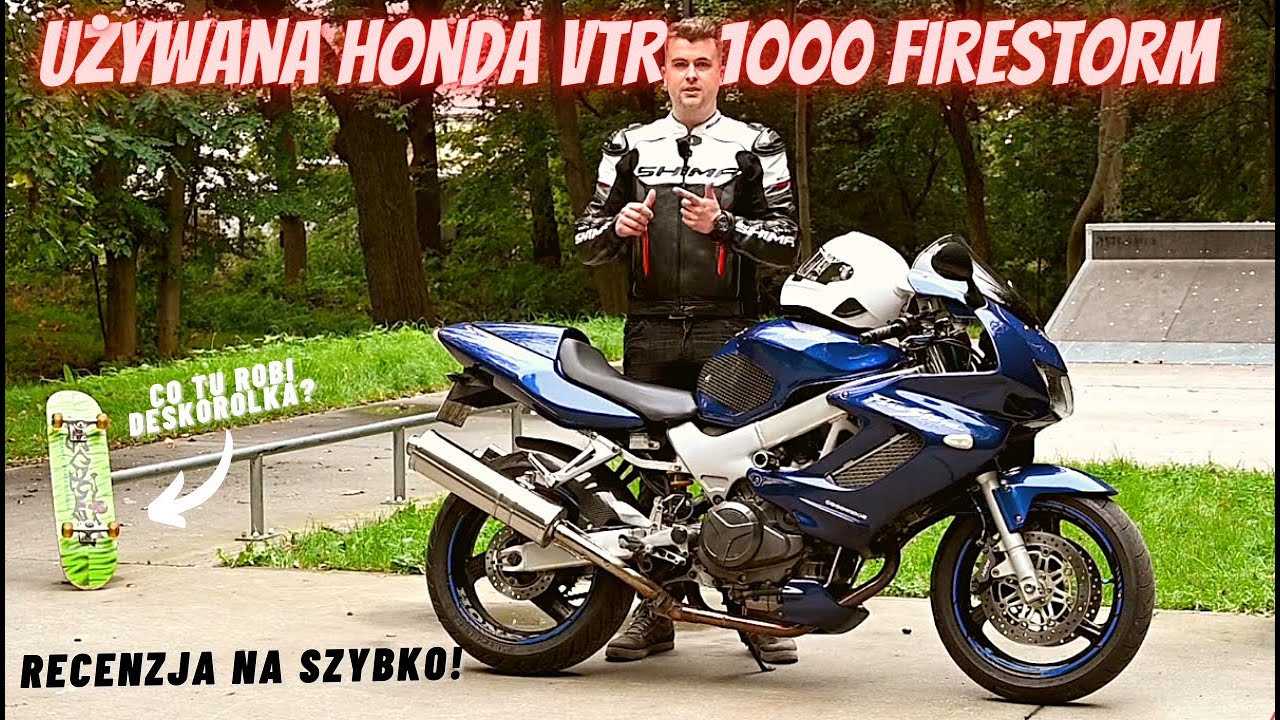 Używana Honda VTR 1000 Firestorm 2002 - testujemy buntowniczego dwudziestolatka [wady zalety opinia]