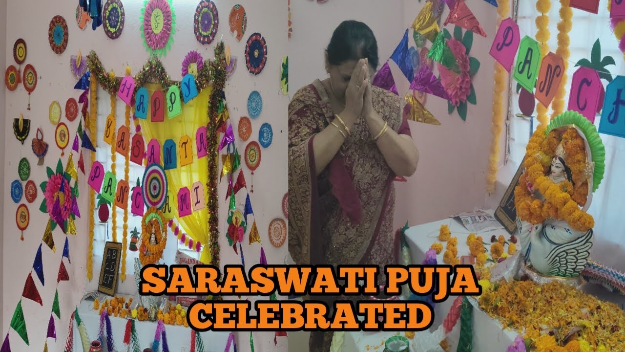 Saraswati Puja celebrated@ Manjari Devi Public School