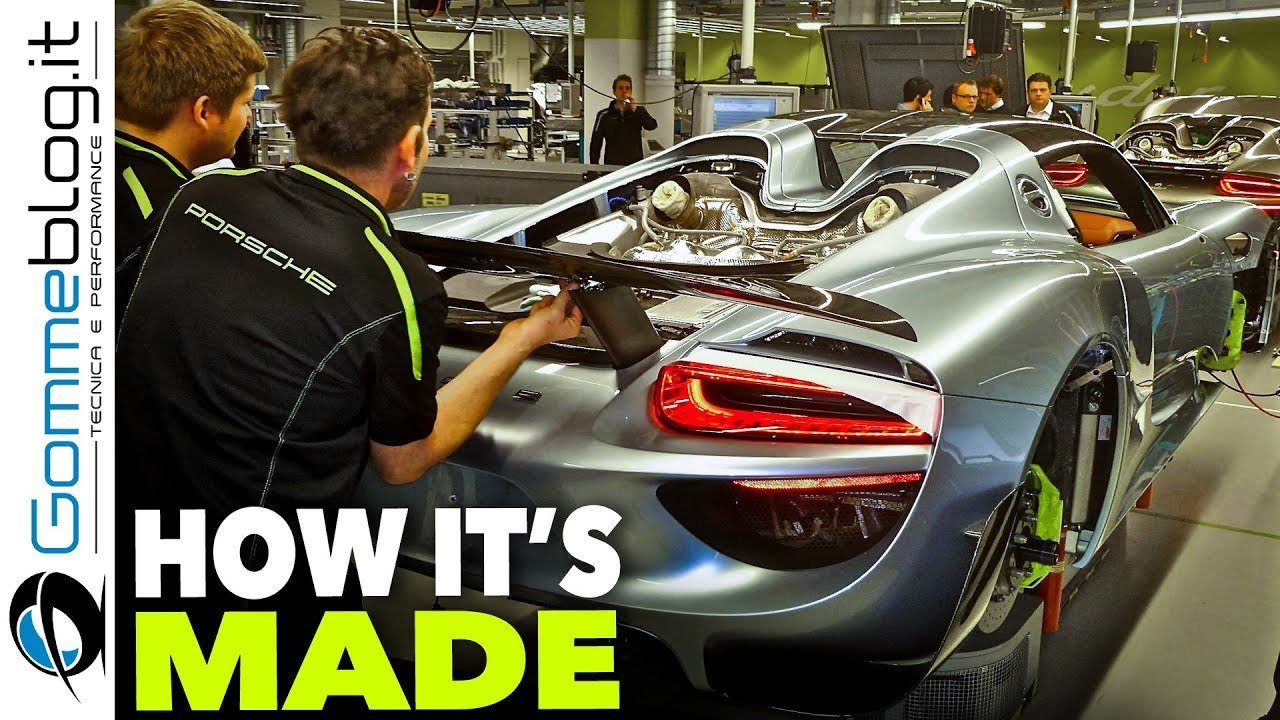 Porsche 918 - CAR FACTORY - How It's MADE and How It's FAST