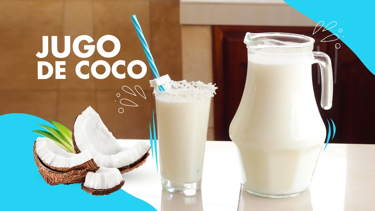 ¿Cómo hacer un rico Jugo de Coco 🥥? FÁCIL | Recetas Caseras @cocinaconrocioec