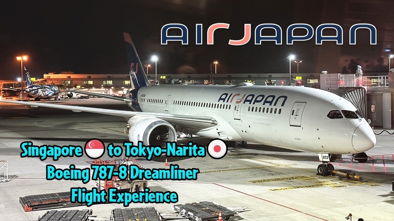Впечатления от полета экономическим классом на Boeing 787-8 авиакомпании AirJapan из Сингапура в ...