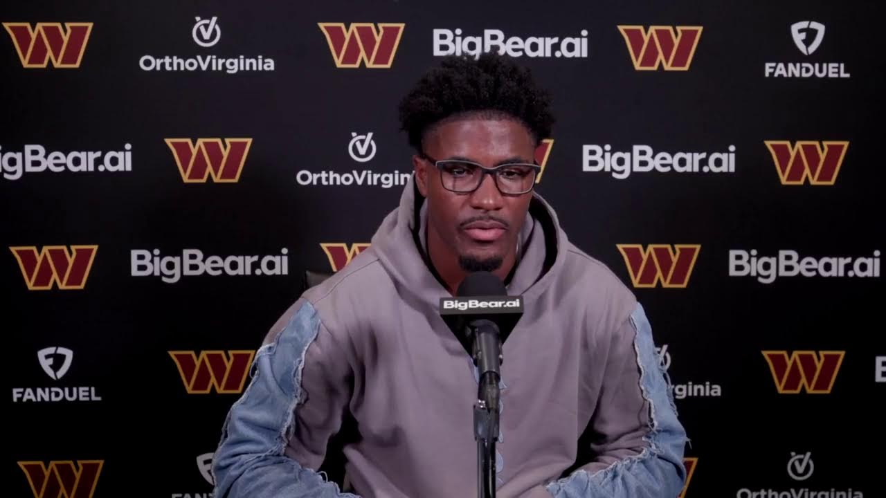 RB Rachaad White Speaks to the Media After Signing | Washington Commanders