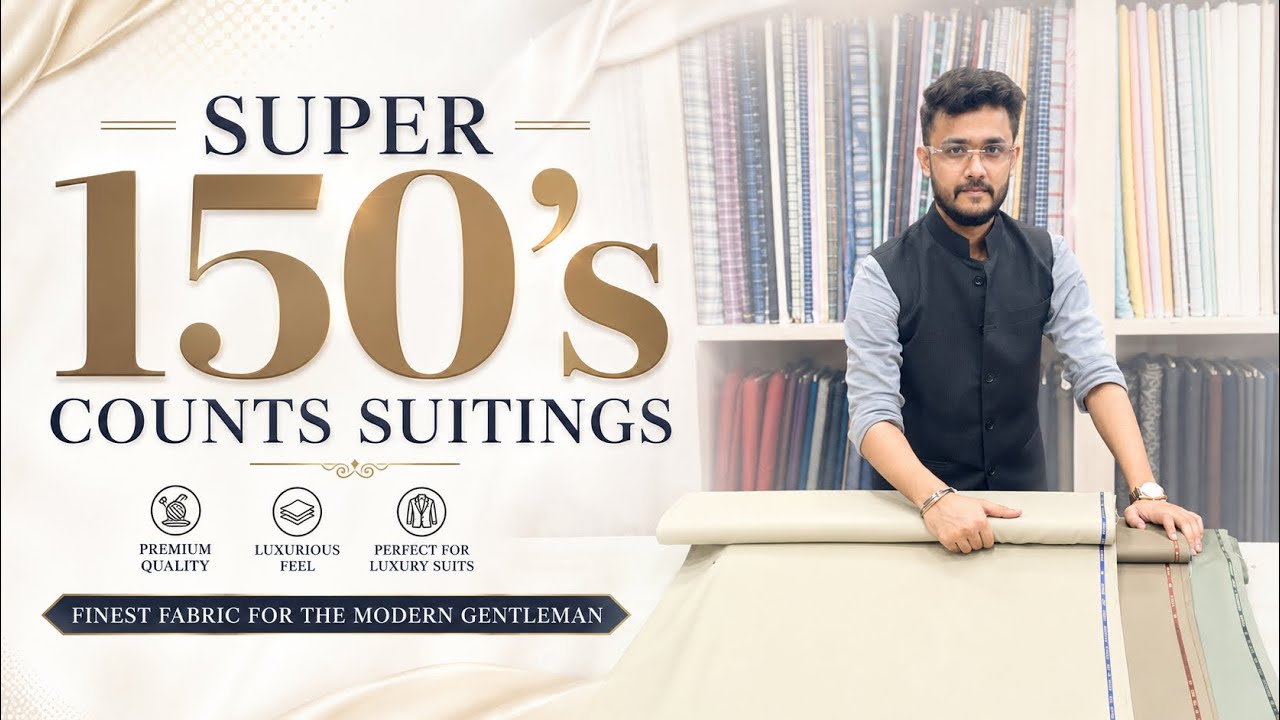 Super 150&rsquo;s Counts Australian Merino Wool Suitings | 70% - 90% Wool | Fabric for Luxury Suits