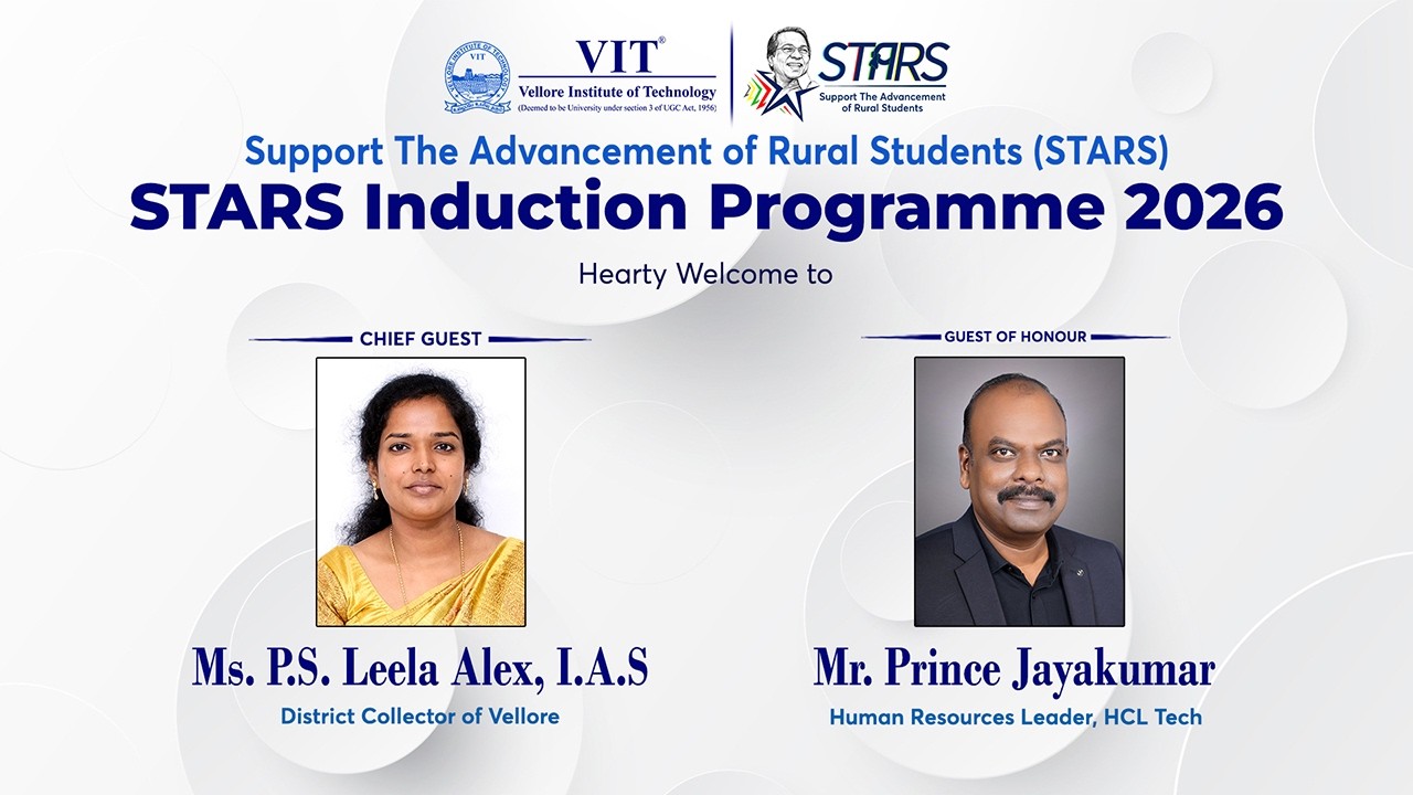 VIT STARS Freshers Induction - 2026
