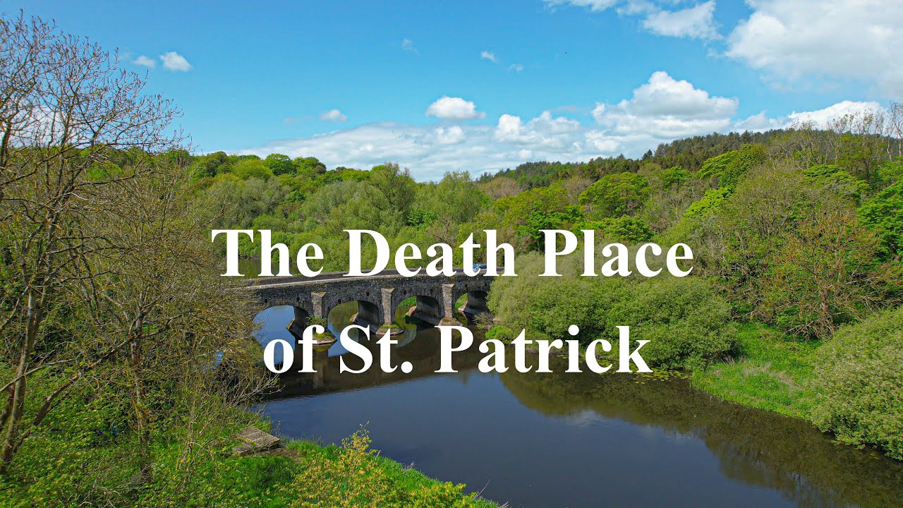 SAUL Co Down. Downpatrick. The Death Place of St. Patrick. Drone 4K Footage.