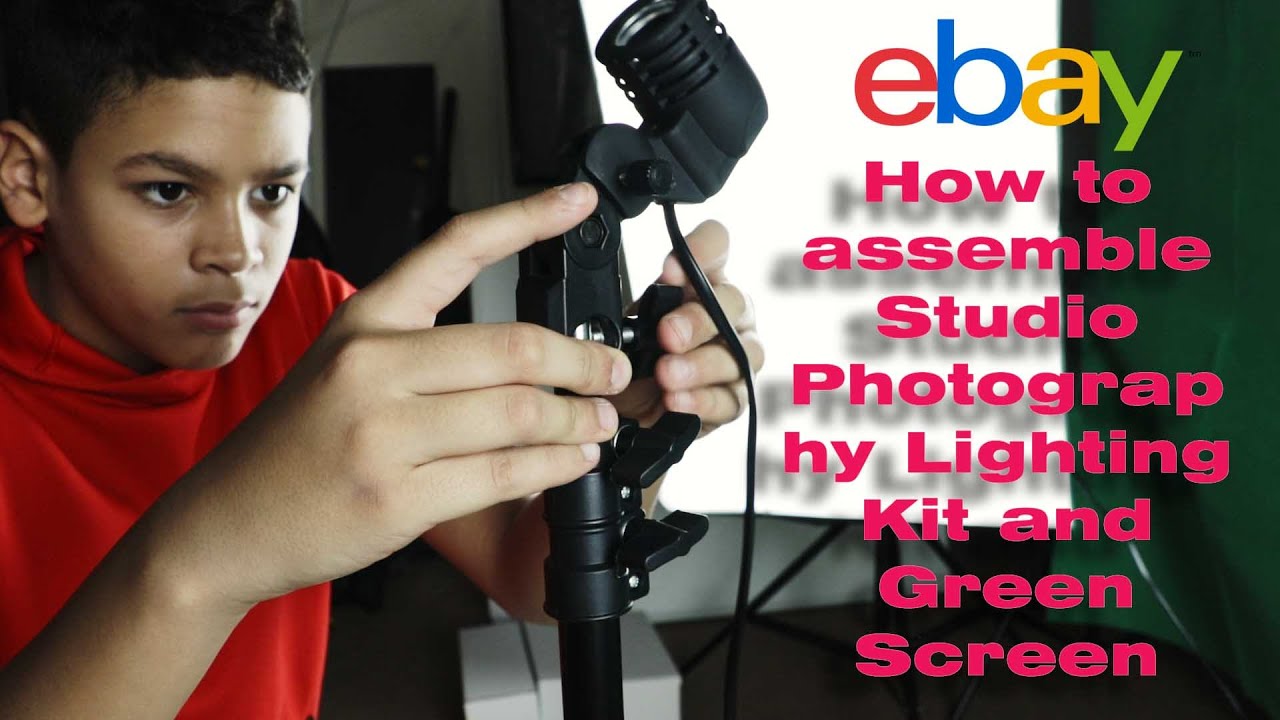 How to setup Photography lighting kit and Green Screen by KShioe