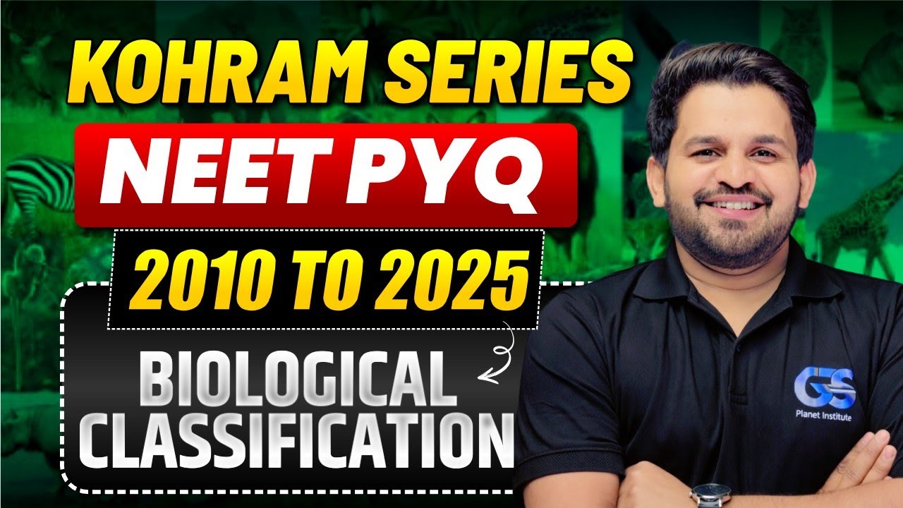 NEET BIOLOGICAL CLASSIFICATION PYQ || NEET PREVIOUS YEAR QUESTION 2010-2025 || NEET 2026 !!