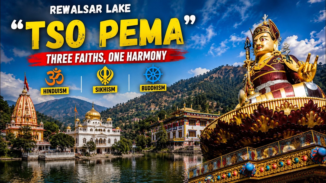 Mandi's Holy Lake: 3 धर्मों की आस्था का संगम | Rewalsar, Himachal Pradesh