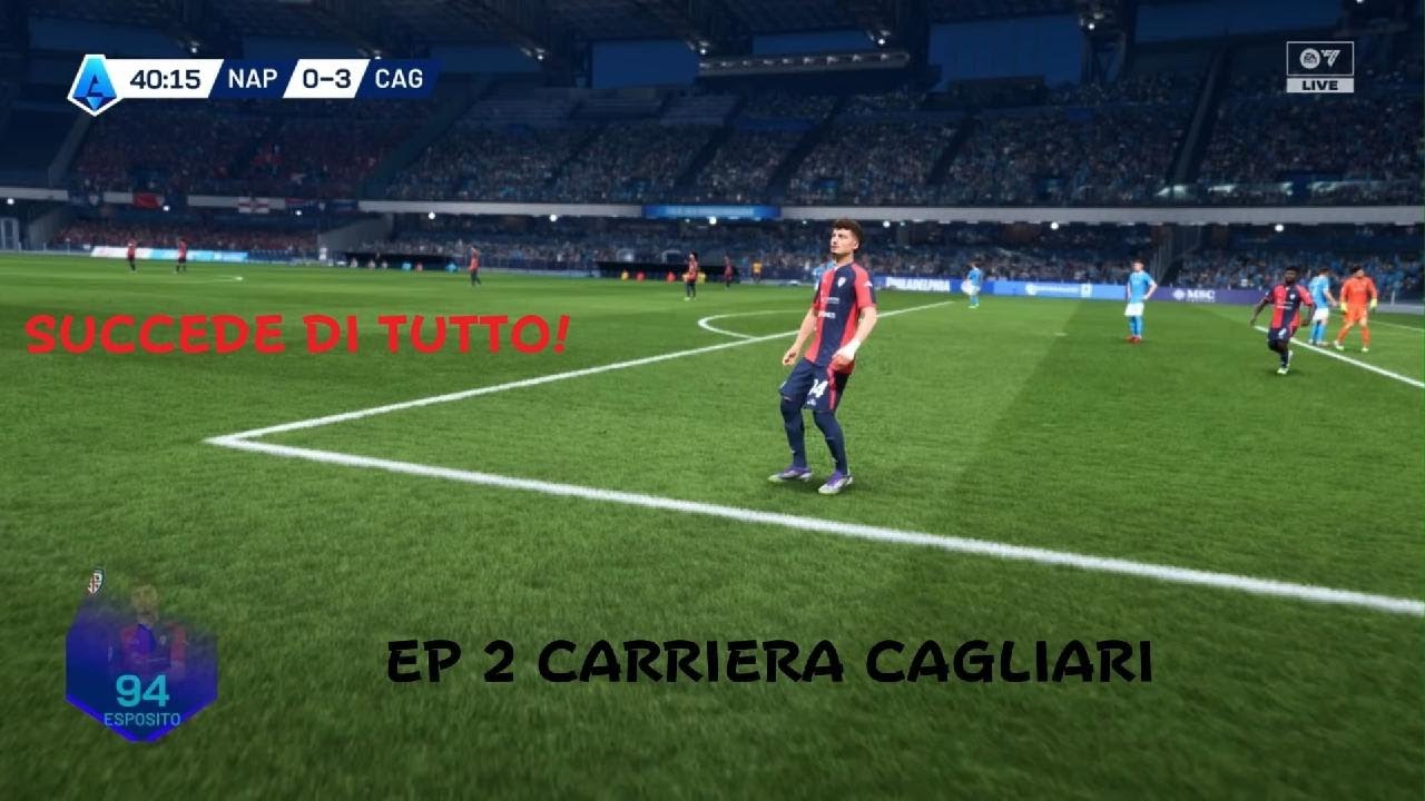 EP 2 CARRIERA CN IL CAGLIARI SUCCEDE DI TUTTO