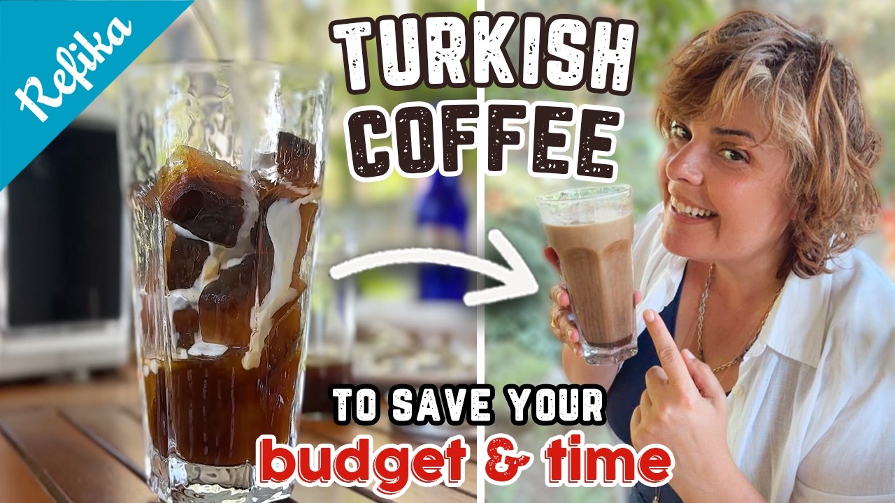 3 Ways of Turkish Coffee; Refika Style, Latte, Iced Latte Recipe / Better Than Espresso & Americano