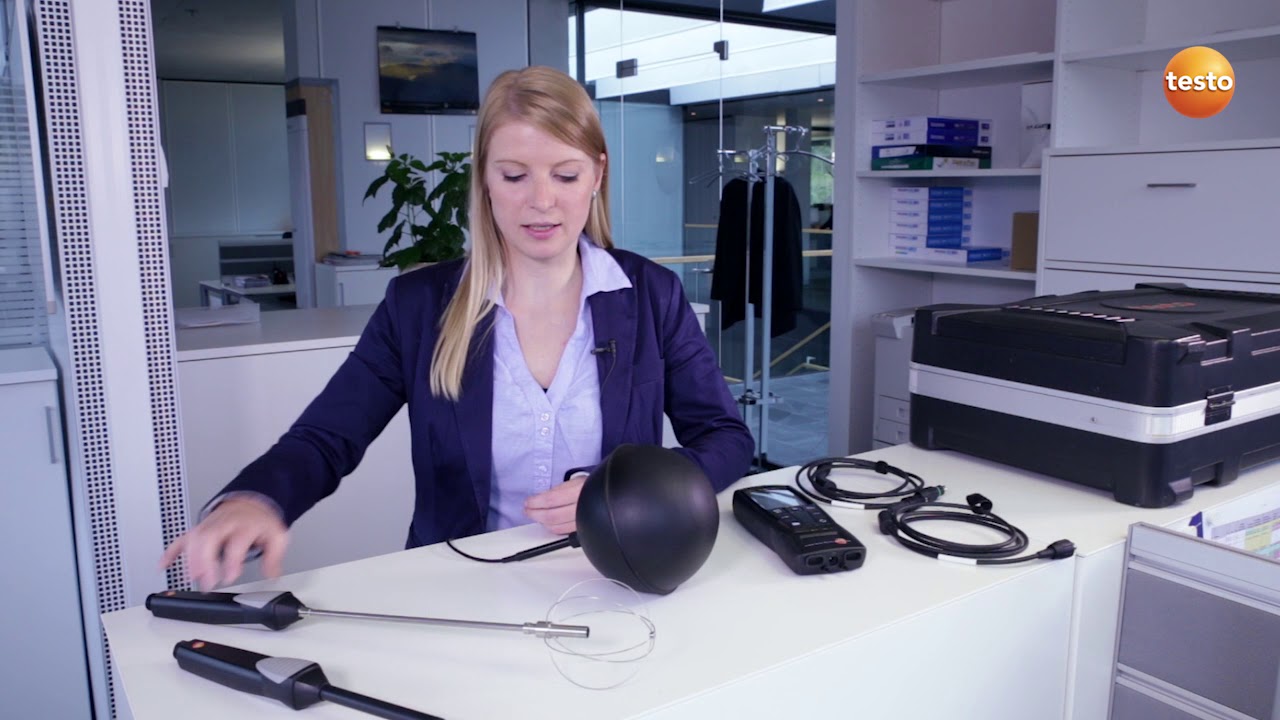 Behaglichkeitsmessung mit dem testo 480