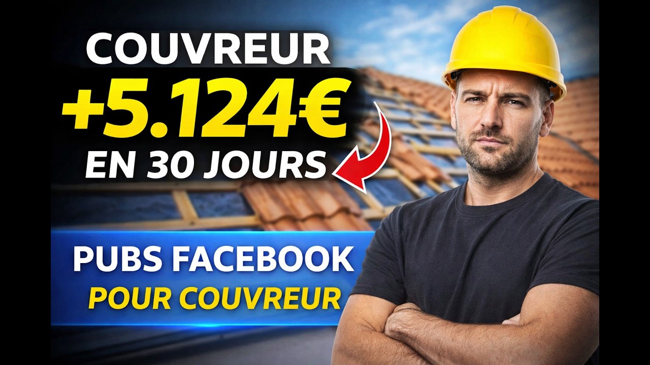 Pubs Facebook Pour Couvreur : +5.124€ En 30 Jours