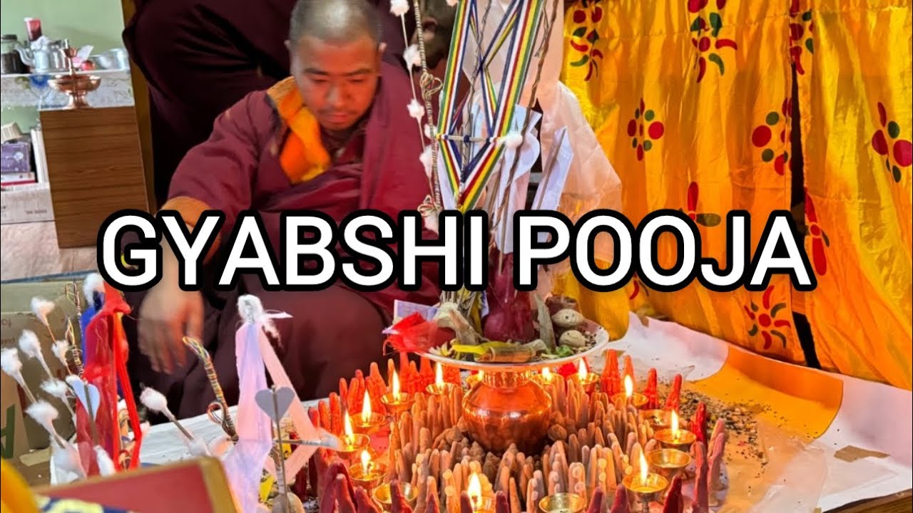 After long Time back Gyabshi Pooja outside of monastery @rinchenvlog