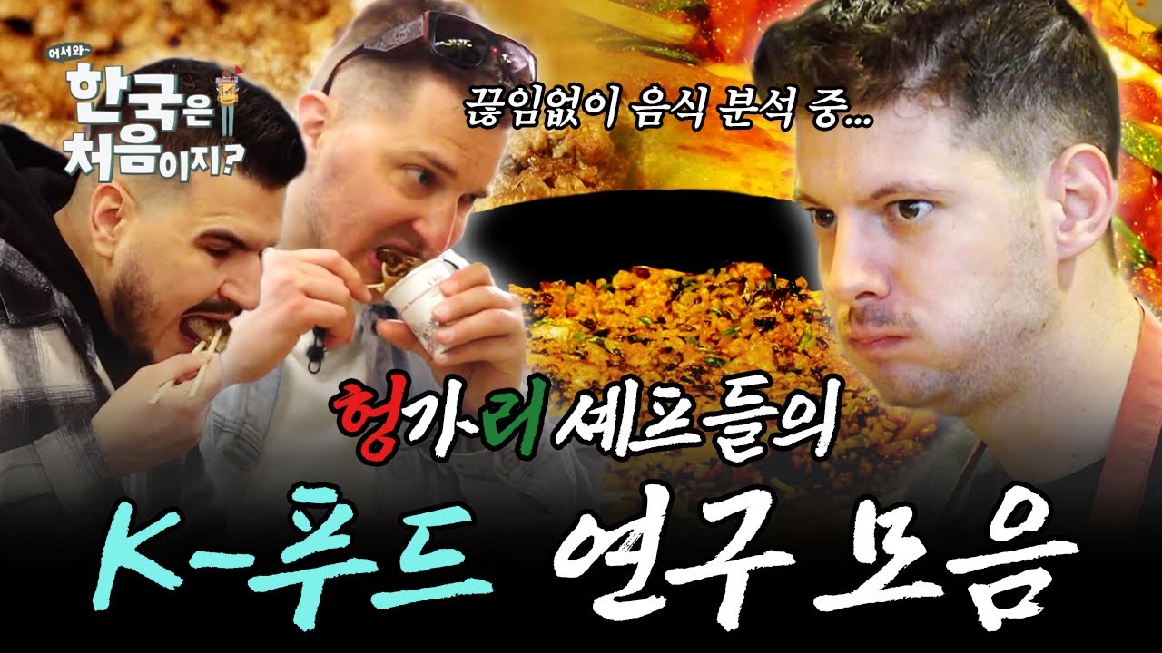 (3시간) 끊임없이 음식을 분석한다! 헝가리 셰프들의 K-푸드 연구 모음 | #어서와한국은처음이지 | #MBCevery1 | EP.349 외