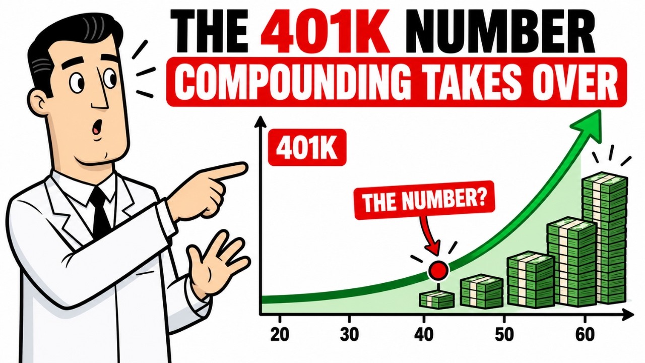 Сумма на 401k, при которой сложные проценты наконец начинают приносить больше, чем ваша зарплата!
