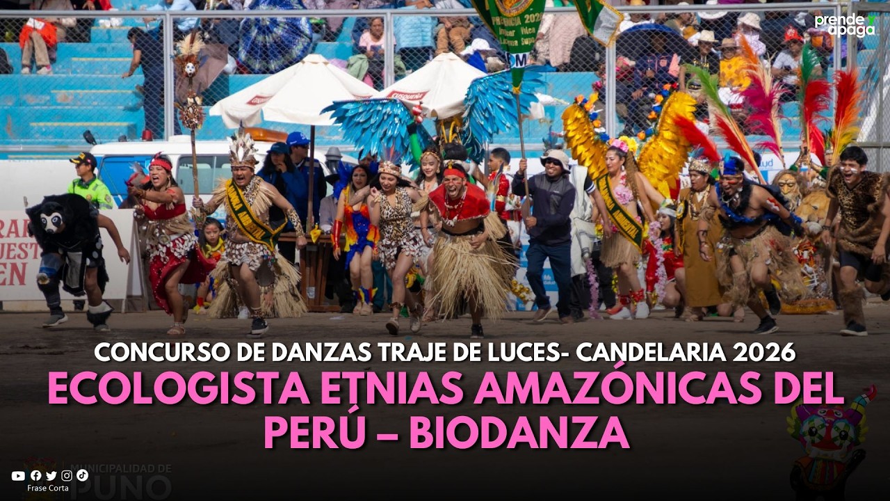 #Puno: Asociación Cultural Ecologista Etnias Amazónicas del Perú – Biodanza - Candelaria 2026