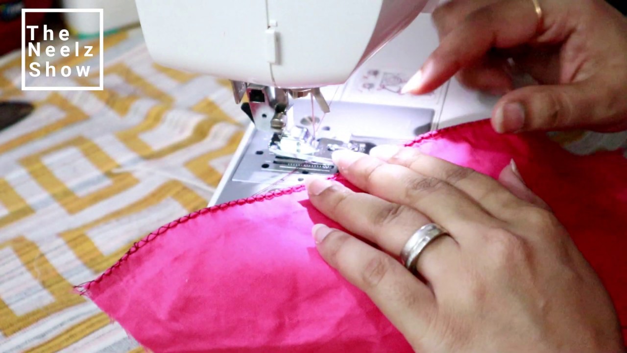 zigzag or Picot or Overlock Foot Demo | The Neelz Show
