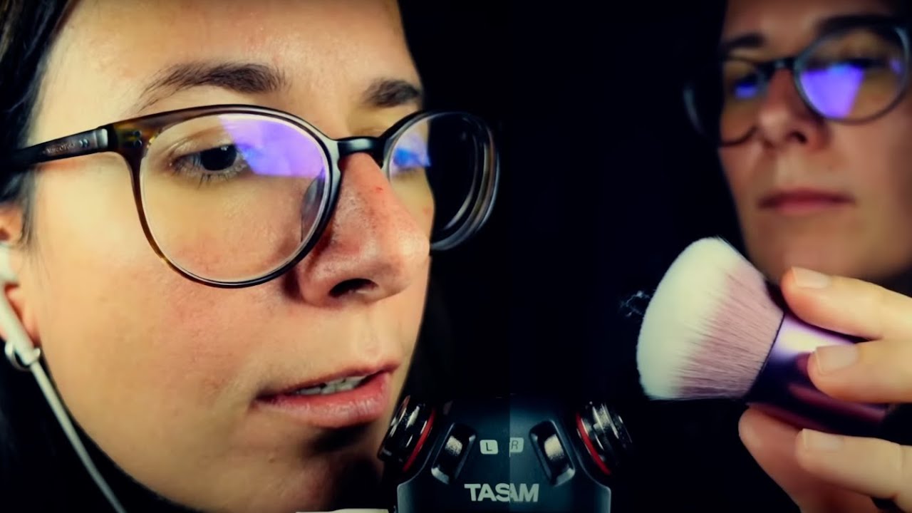 ASMR Tingly Tascam Mouth Sounds with my Twin