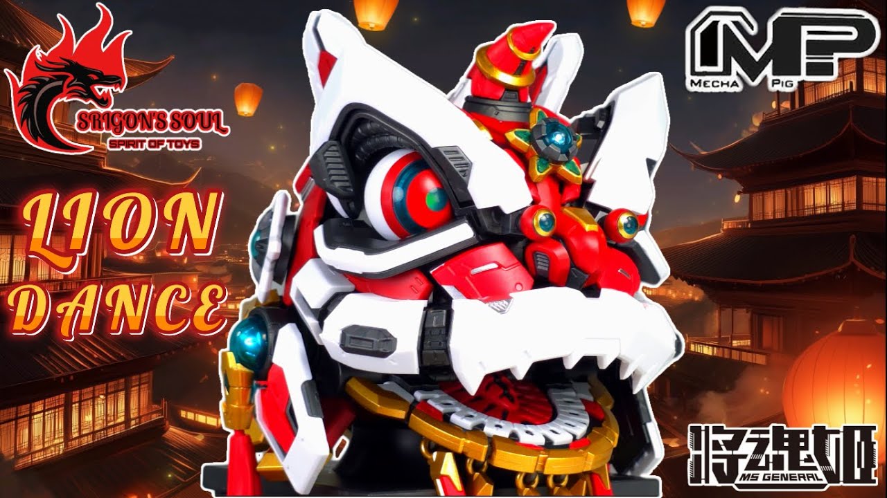 [MS GENERAL] LION DANCE MP01 WHITE (S71) #4k #kits #toys #china #lion #liondance #2025