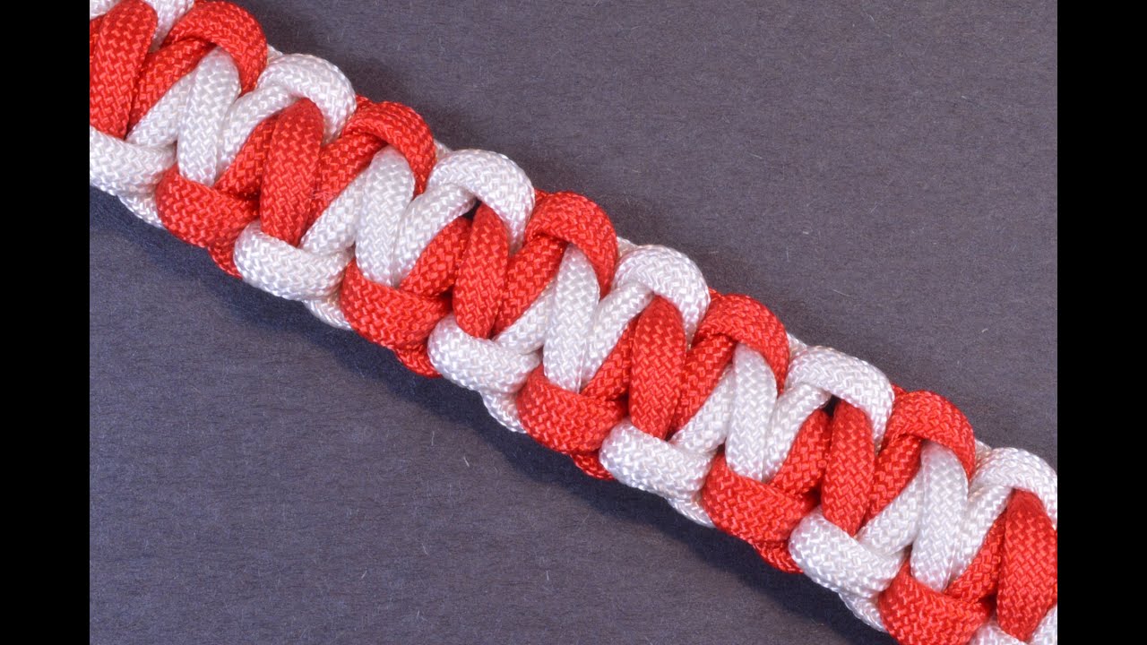 Браслет из паракорда для выживания - Как сделать - Стиль леденца - BoredParacord