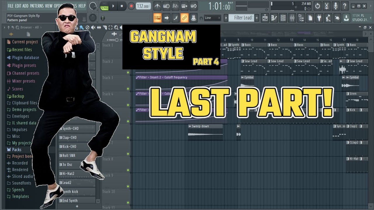 How to create Gangnam Style in FL Studio PT4 Last Part!