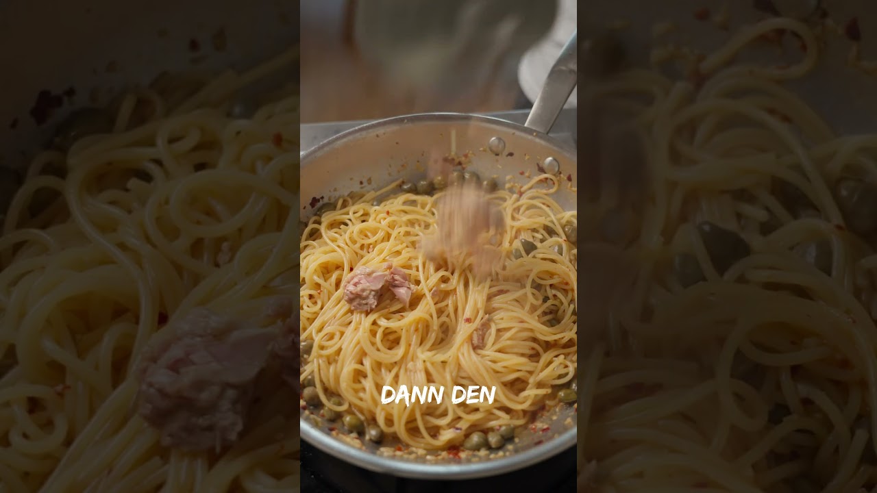 Thunfisch Pasta - besser und schneller geht&rsquo;s nicht! #pasta #kochen #thunfisch