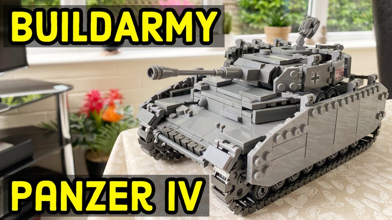 Buildarmy Panzer IV Ausf. H - An Alternative to LEGO for Tanks & Other Military Sets