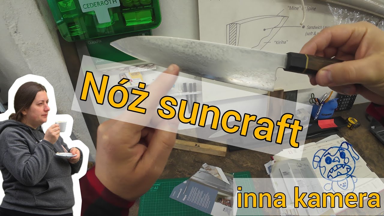 Nóż suncraft - inna kamera