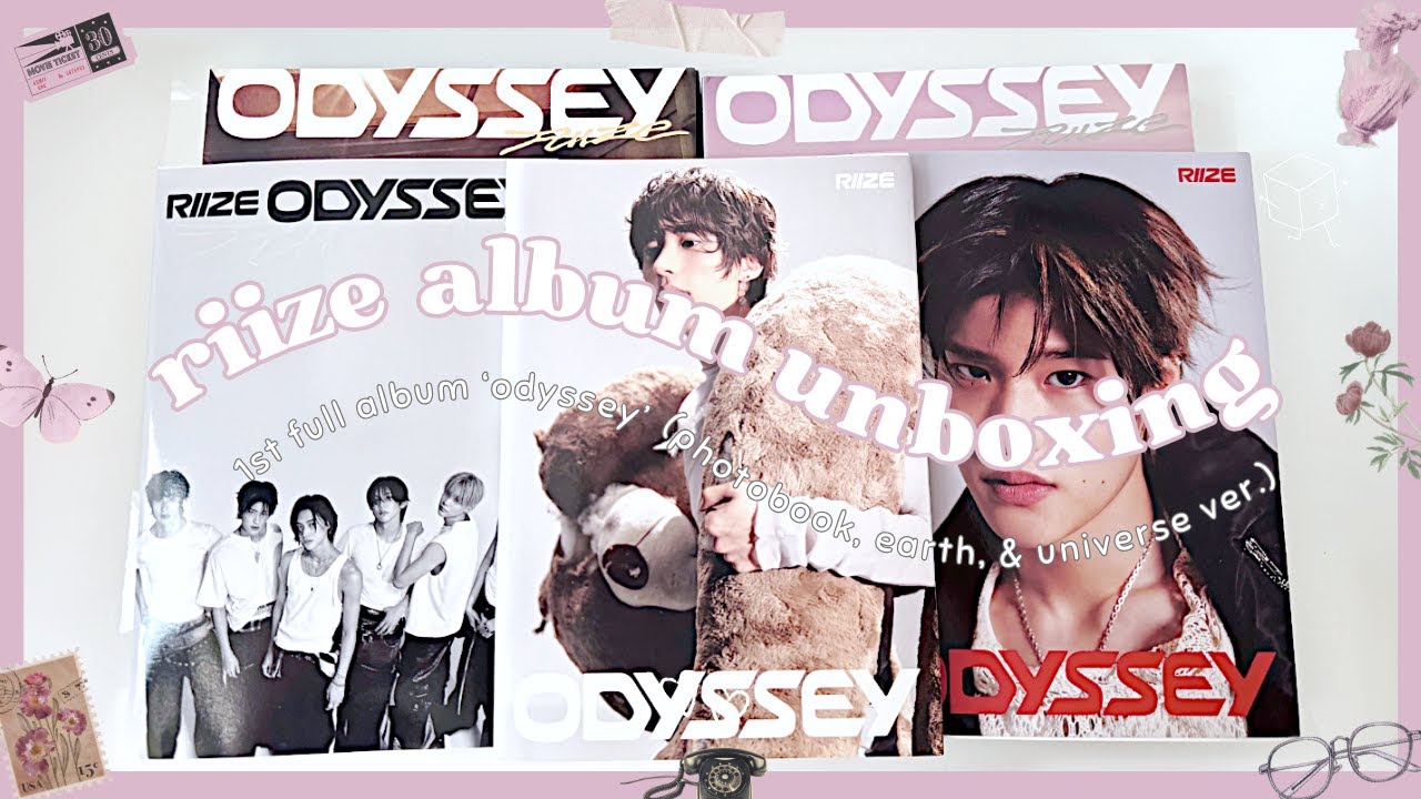 [ALBUM UNBOXING] RIIZE 라이즈 - The First Album ‘Odyssey’ (Photobook & Package Universe & Earth Ver.)